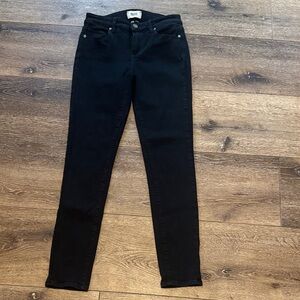 Paige verdugo ultra skinny black jeans 27